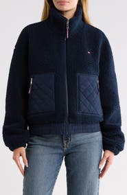 Tommy Hilfiger High Pile Fleece Bomber Jacket
