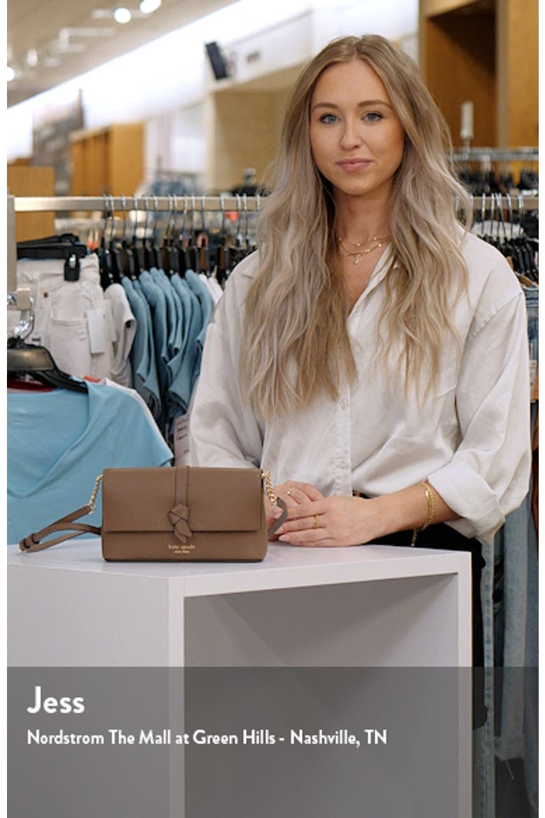 knott pebble leather crossbody wallet video