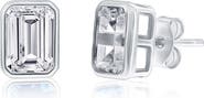 SIMONA Birthstone Cubic Zirconia Stud Earrings