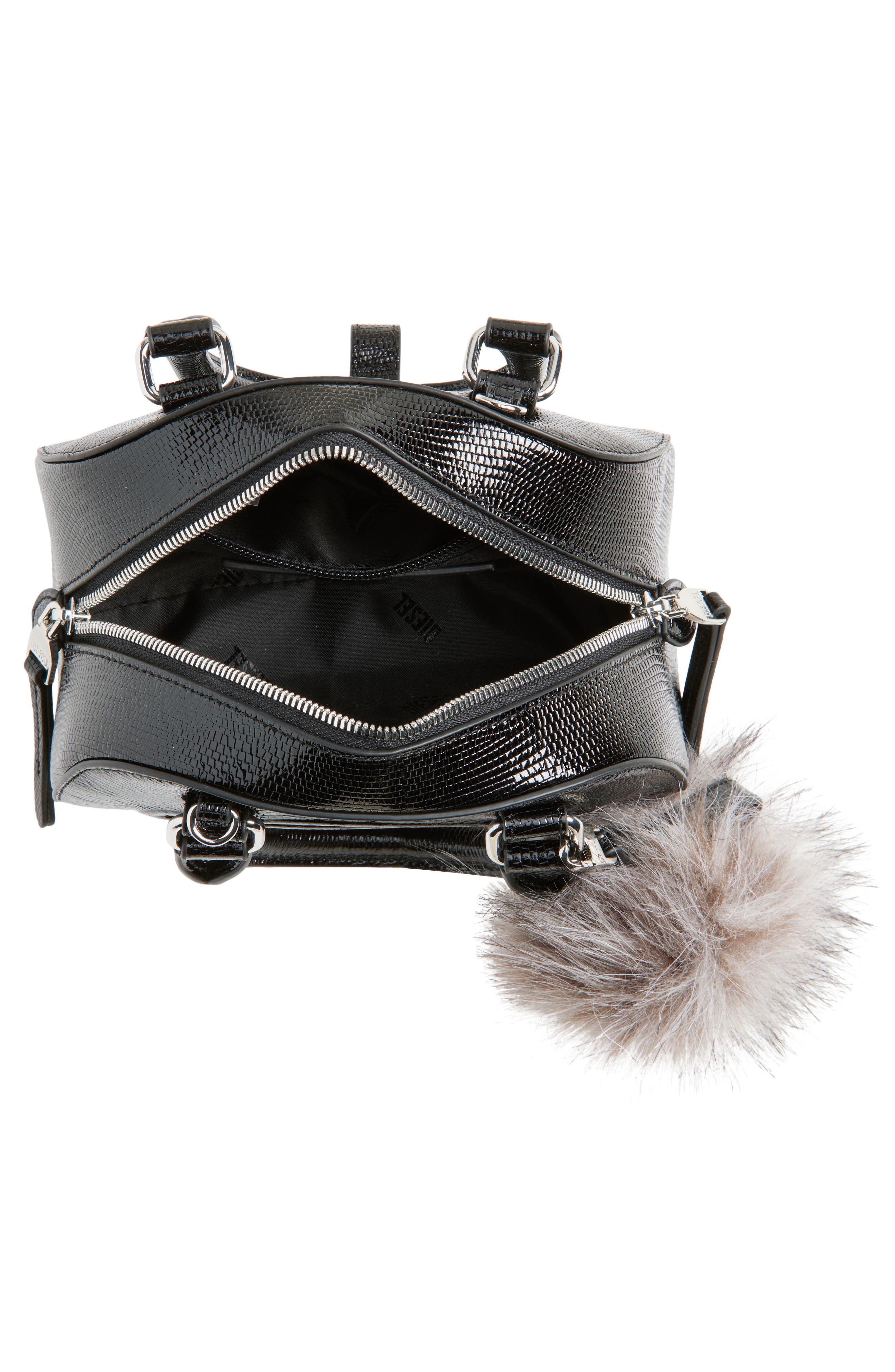 DIESEL<sup>®</sup> 1Dr 2.0 Dome Logo Lizard Embossed Leather Crossbody Bag, Alternate, color, 