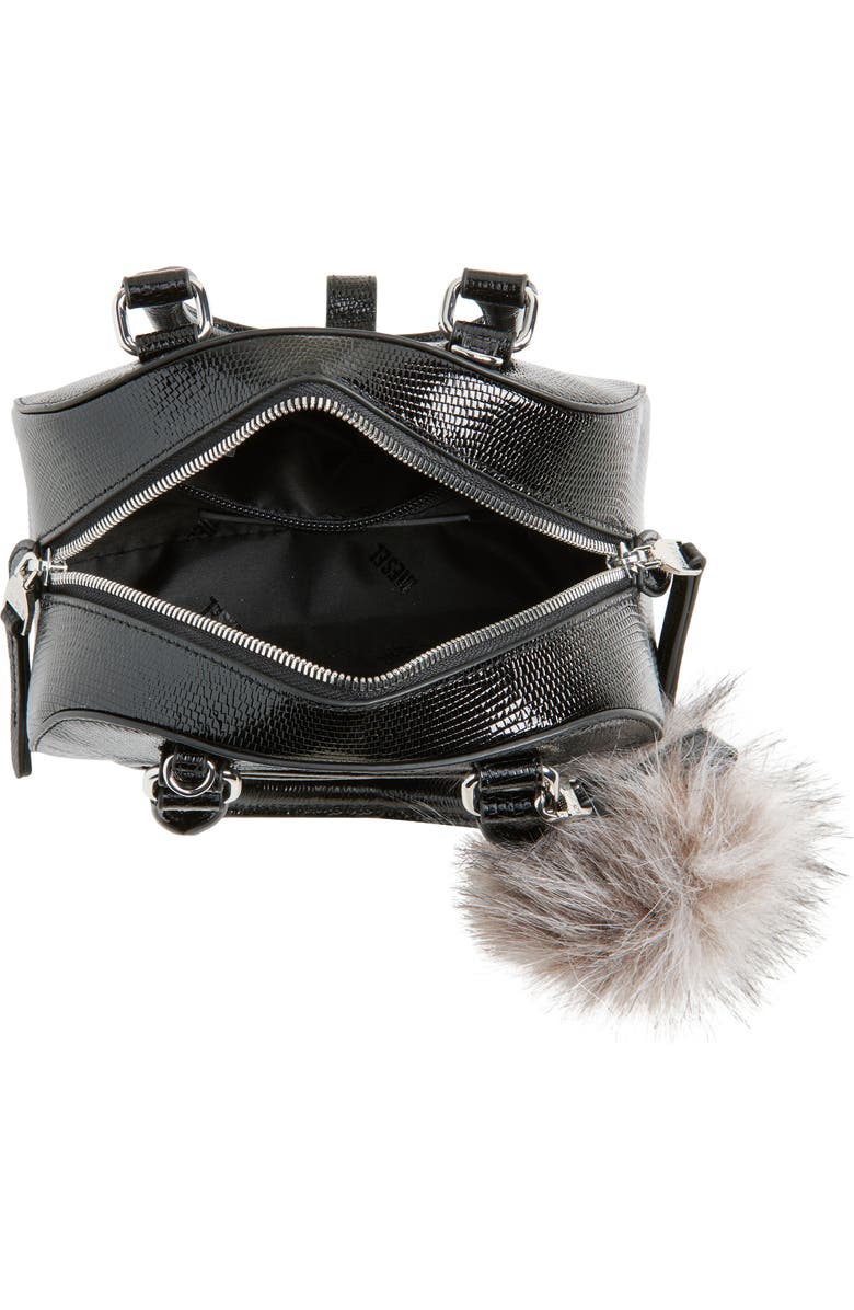 DIESEL<sup>®</sup> 1Dr 2.0 Dome Logo Lizard Embossed Leather Crossbody Bag, Alternate, color,