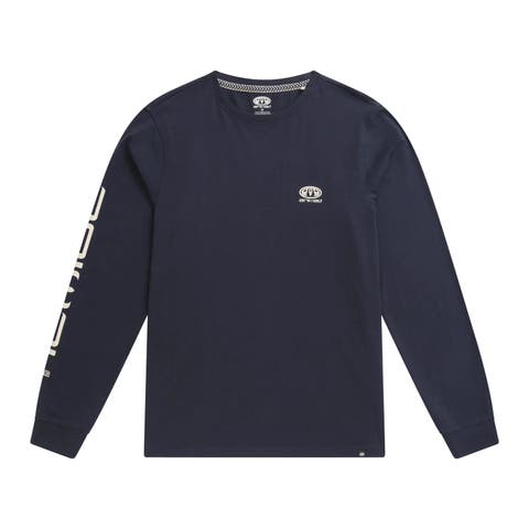 Tommy Graphic Print Natural Long-Sleeved T-Shirt