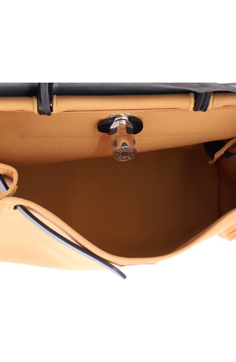 Pre-Owned Hermes Herbag Zip Leather and Toile 31, Alternate, color, Toffee