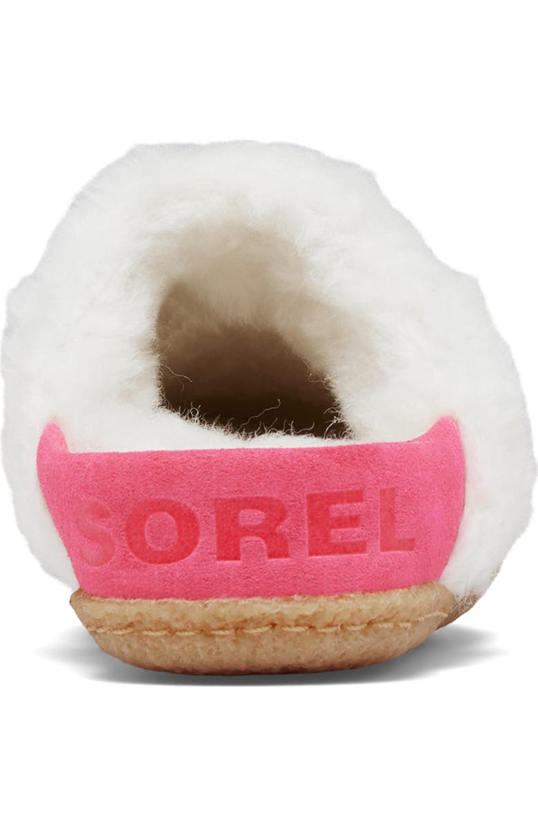 SOREL Kids' Nakiska II Faux Fur Slide Slipper, Alternate, color, Nico/ Gum 16