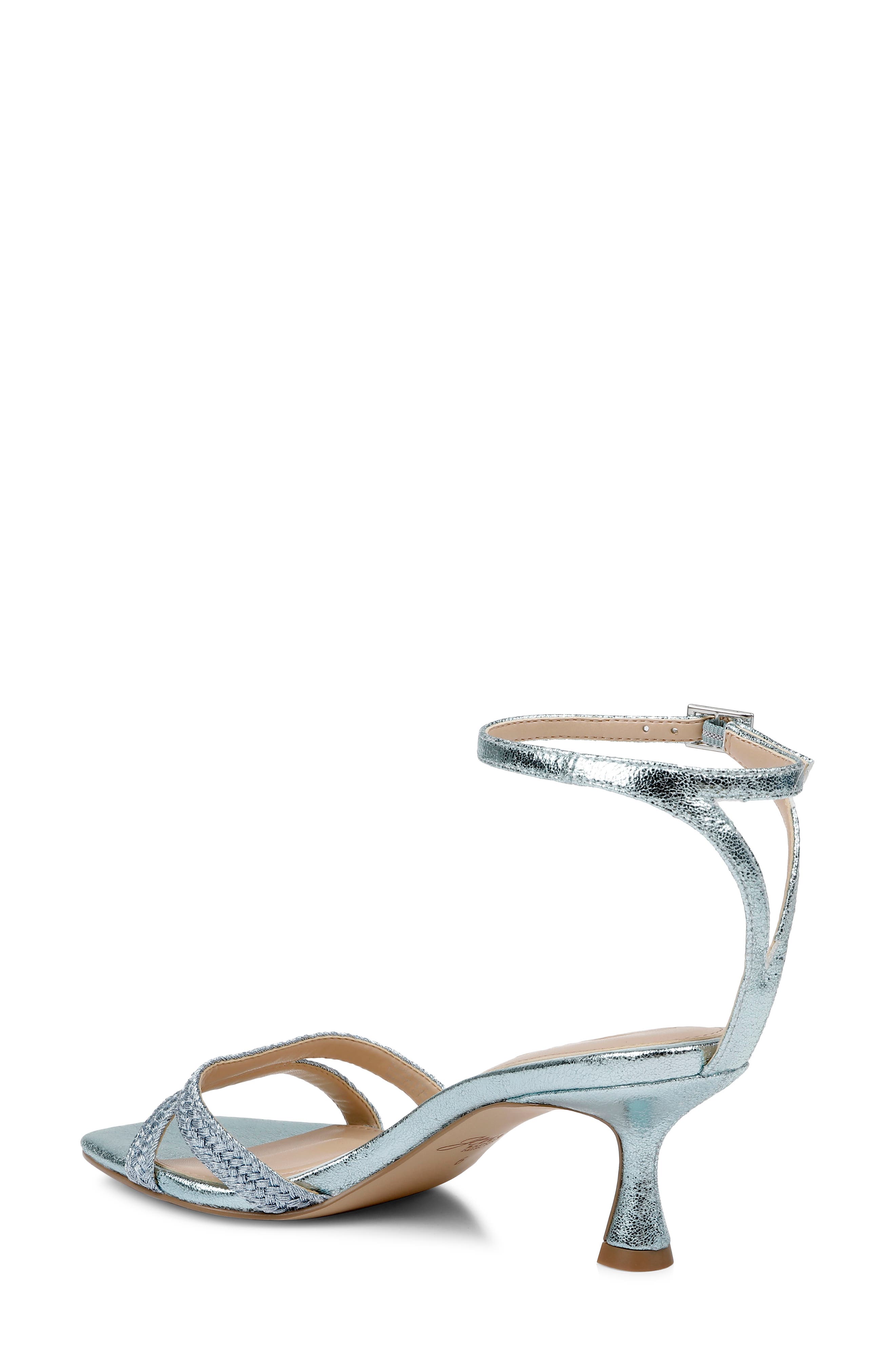 Jewel Badgley Mischka Hayzel Ankle Strap Sandal, Alternate, color, Pwdr Blu