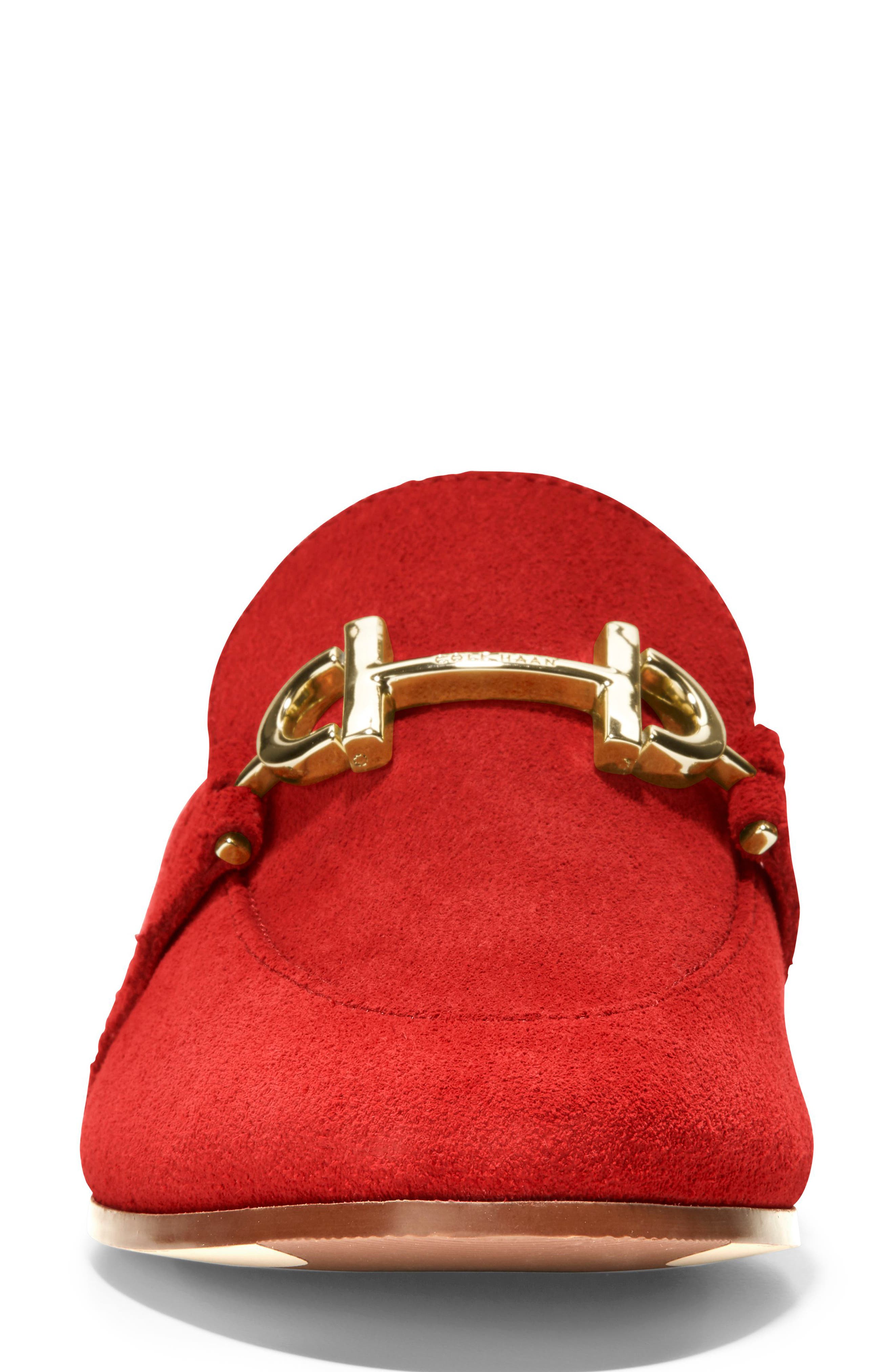 Modern Classics Loafer, Alternate, color, RED DAHLIA SUEDE