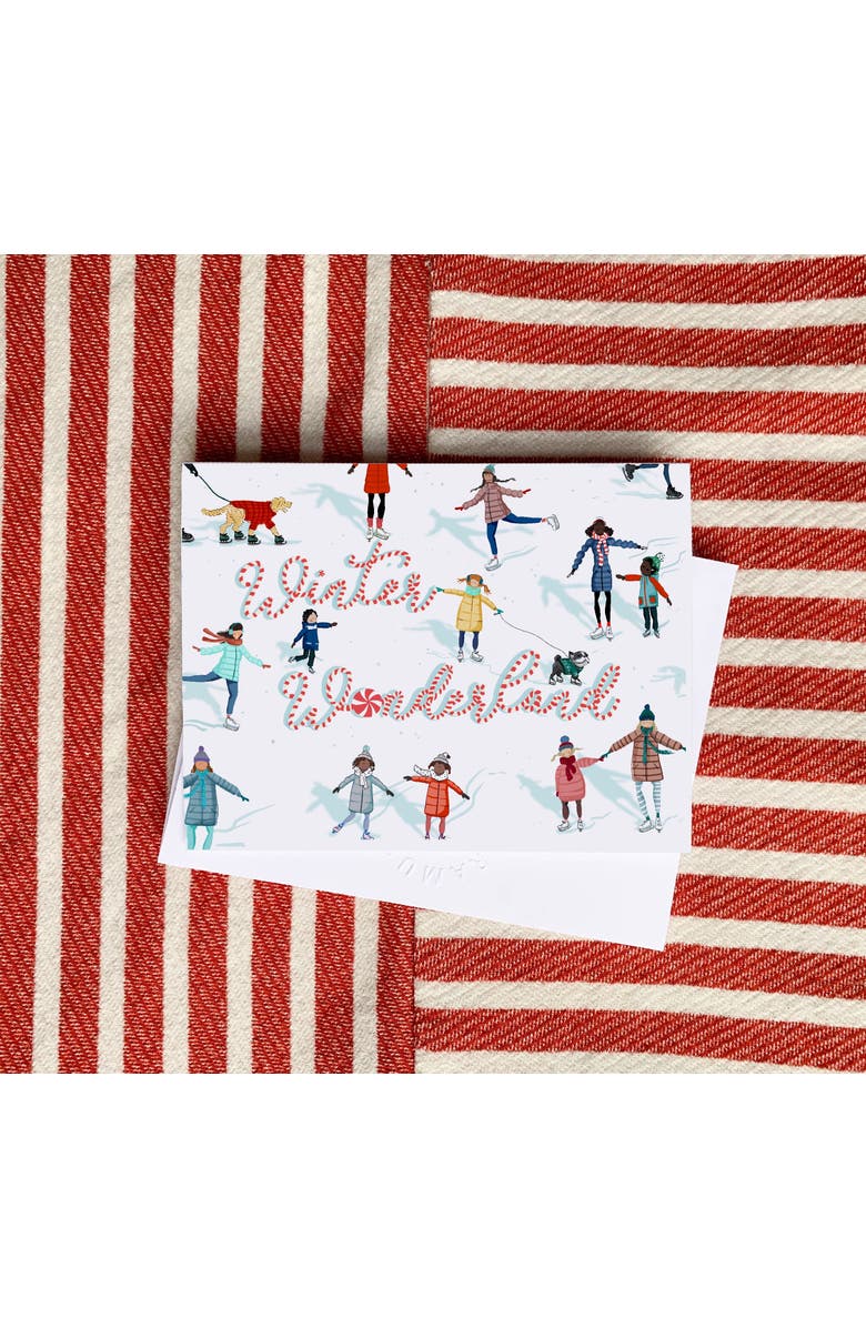 Ramus & Co Jolly People, Elf Family, Winter Wonderland Winter/Holiday/Christmas Greeting Card Pack Sets, Alternate, color, Multi-Pack