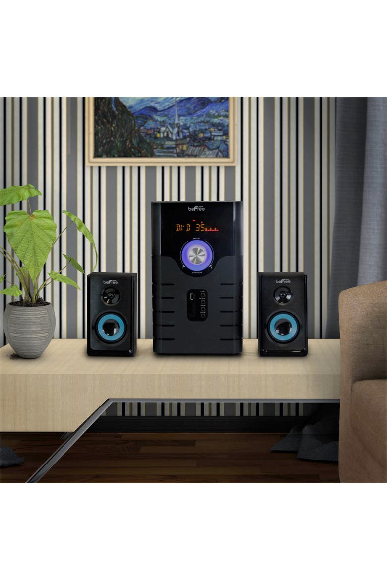 5.1 Channel Bluetooth Surround Sound Speaker, Alternate, color, Blue