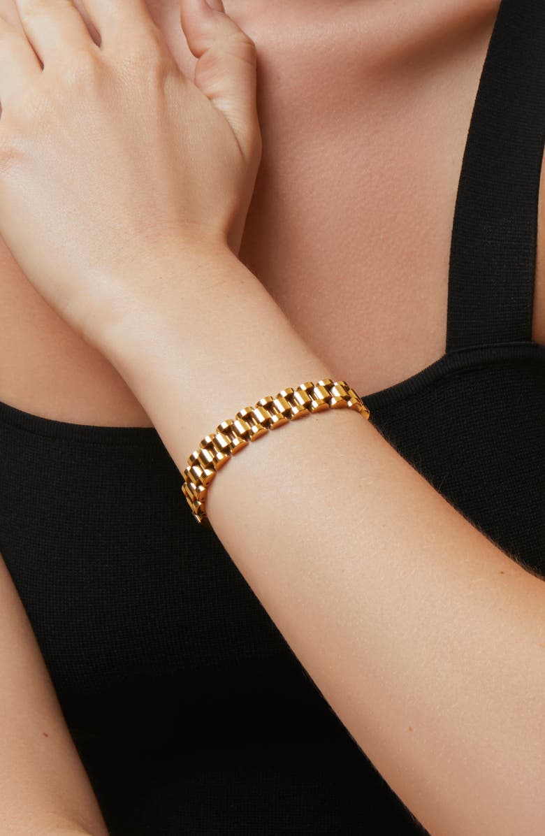 Ana Luisa Watch Strap Bracelet - Ora, Alternate, color, Gold