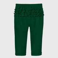 CITY THREADS Girls Ruffle Butt Soft 100% Cotton Leggings