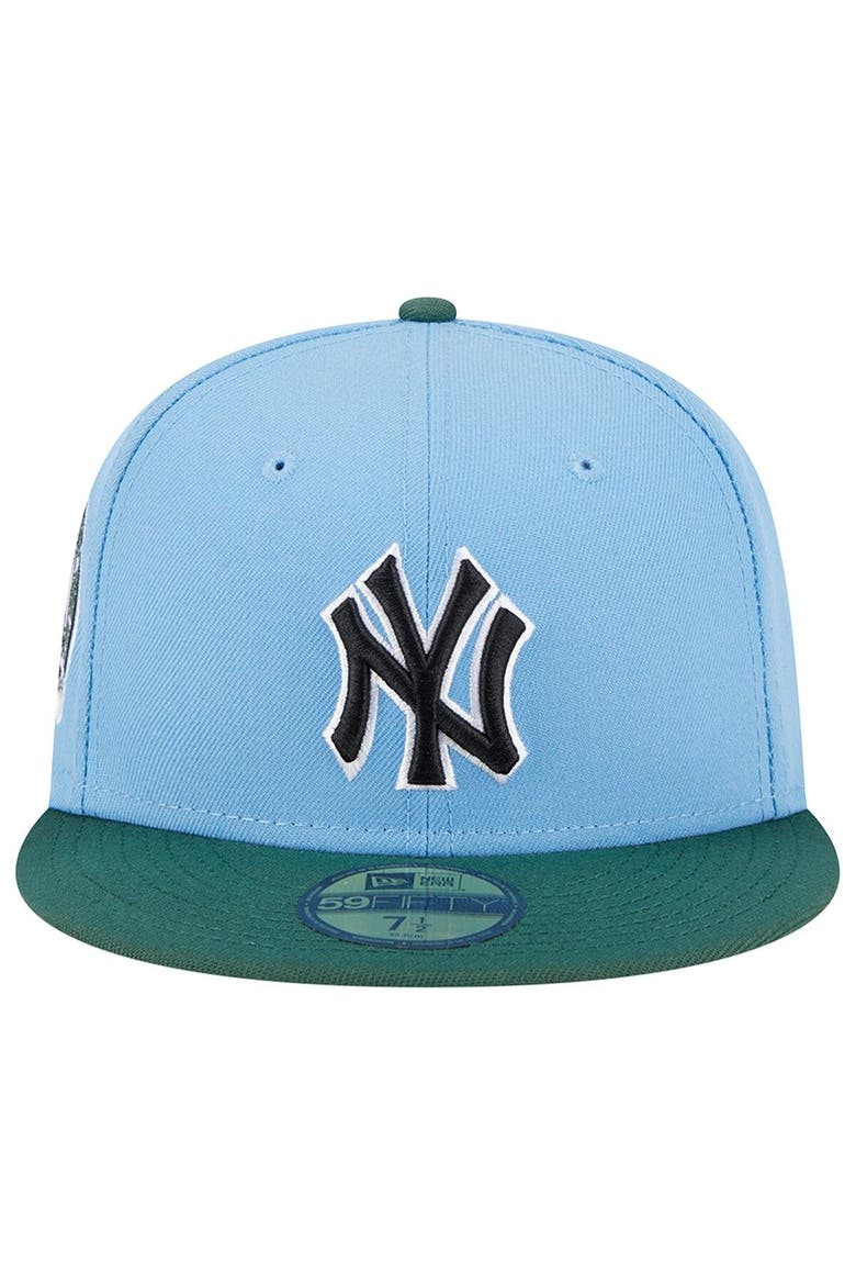 Men's New Era  Sky Blue/Cilantro New York Yankees 2000 Subway Series 59FIFTY Fitted Hat, Alternate, color, Light Blue