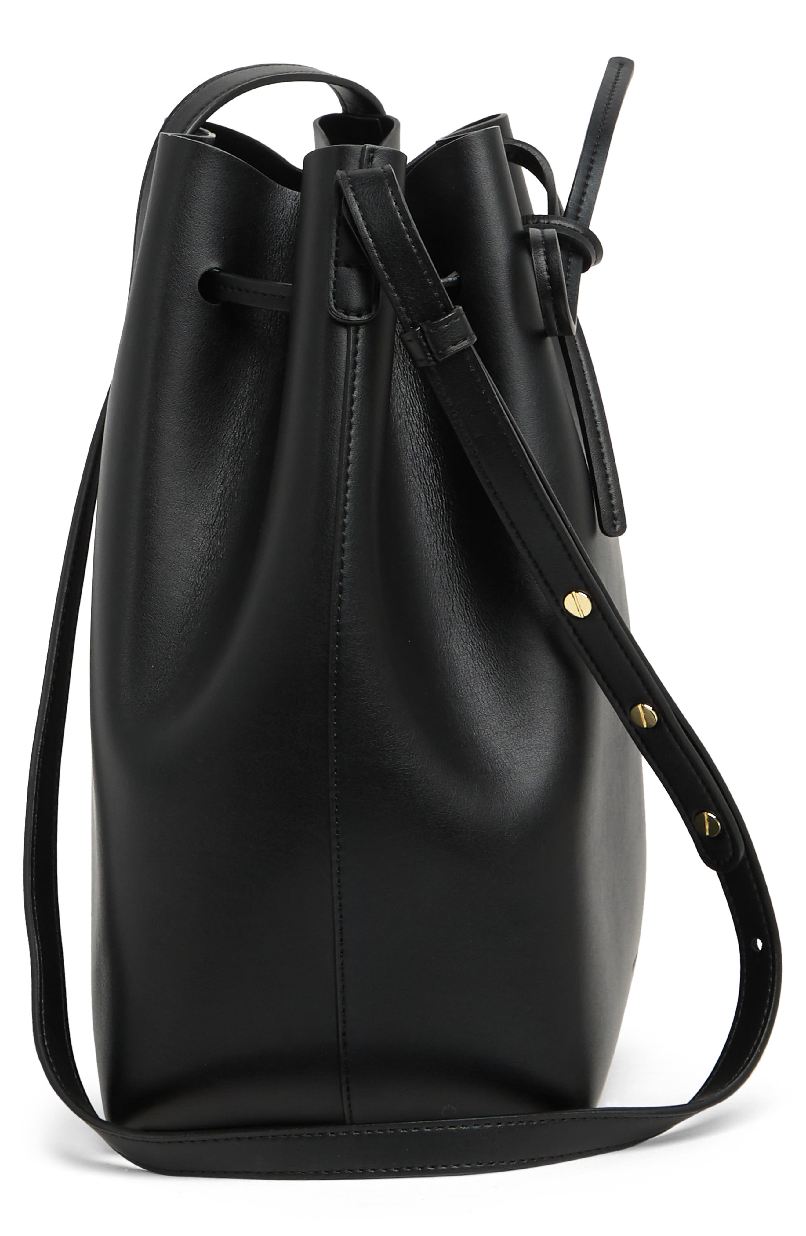 Mansur Gavriel Leather Bucket Bag, Alternate, color, 