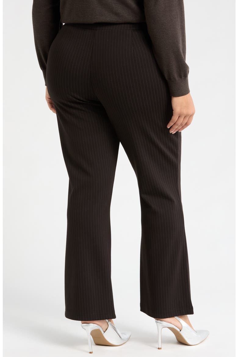 Pinstripe Ponte Bootcut Pants, Alternate, color, SLATE PINSTRIPE