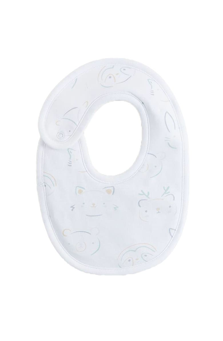 Babycottons Premium Pima Cotton Grey Small Bib For Infant, Main, color, Multicolor