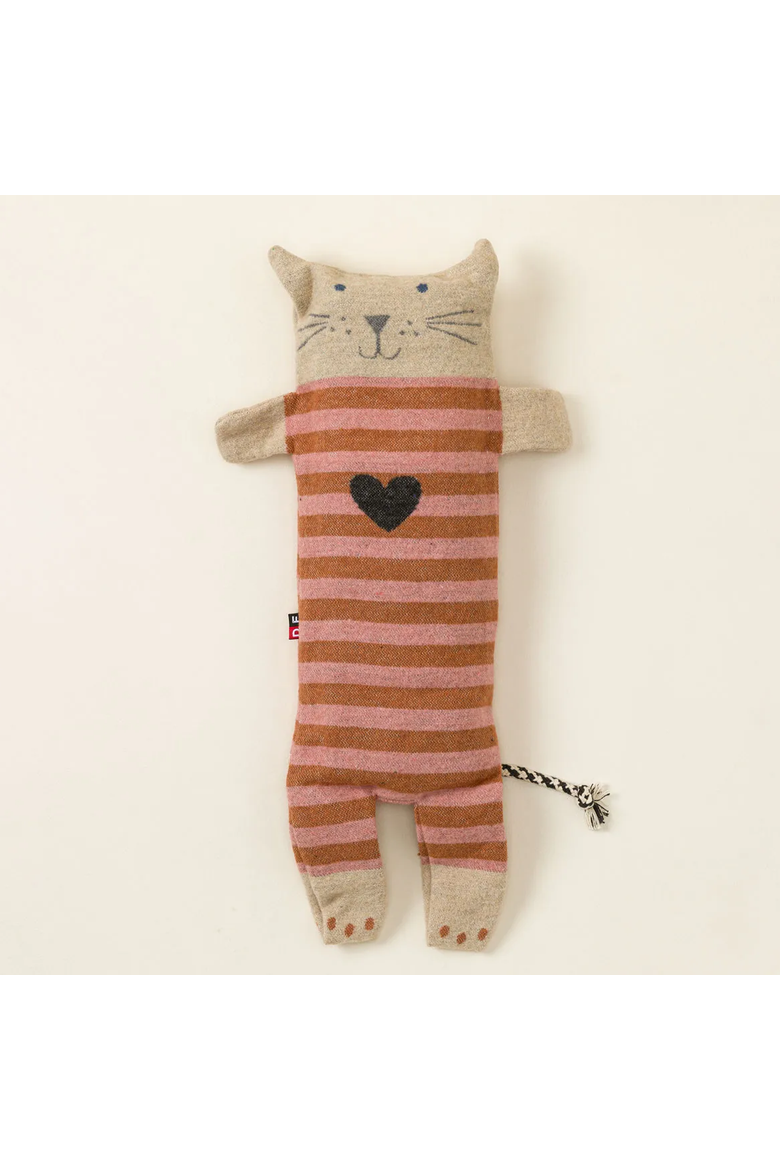 On the Go Super Soft Upcycled Blanket in a Lovie by Indigo 11 / David Fussenegger, Alternate, color, Cat
