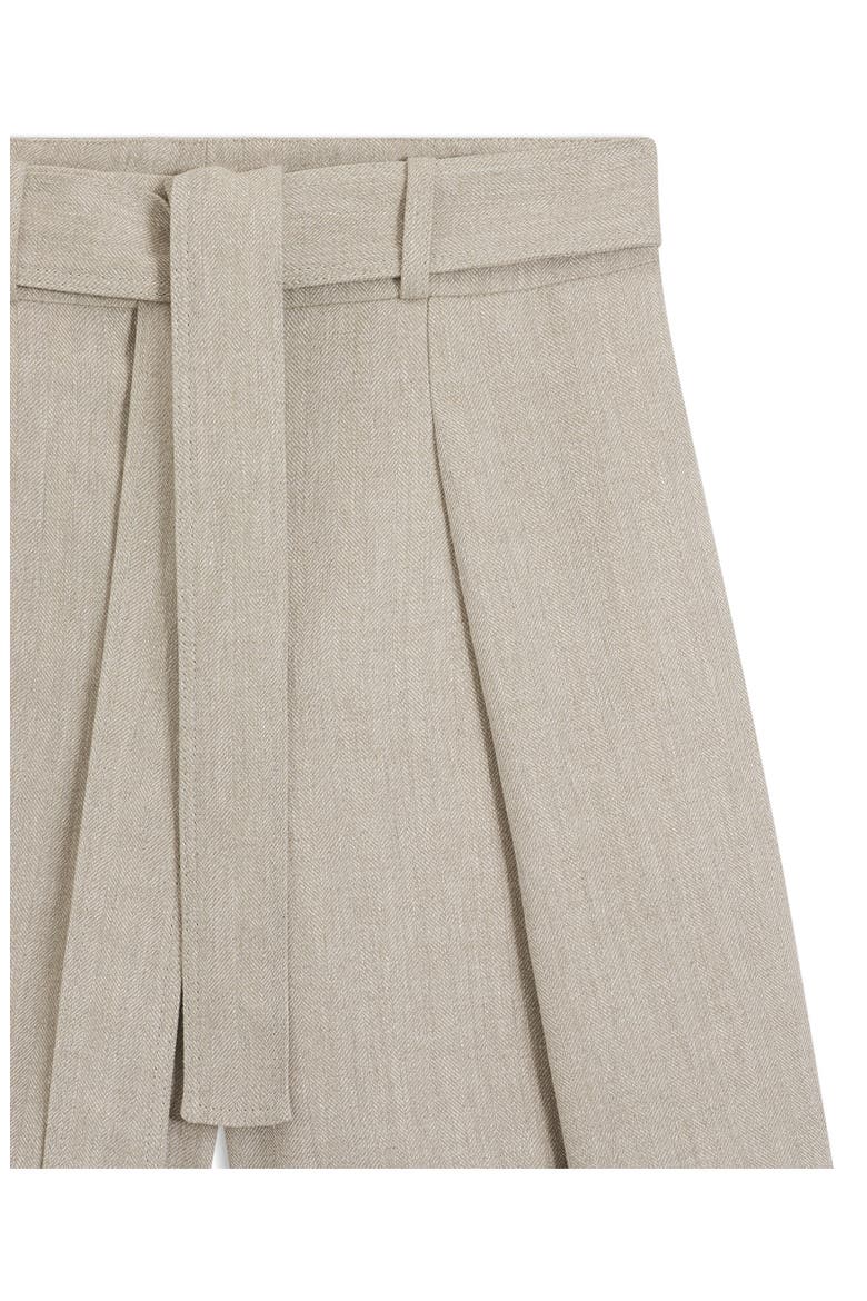 Tojuna Belted High Waist Shorts, Alternate, color, HERRINGBONE LINEN