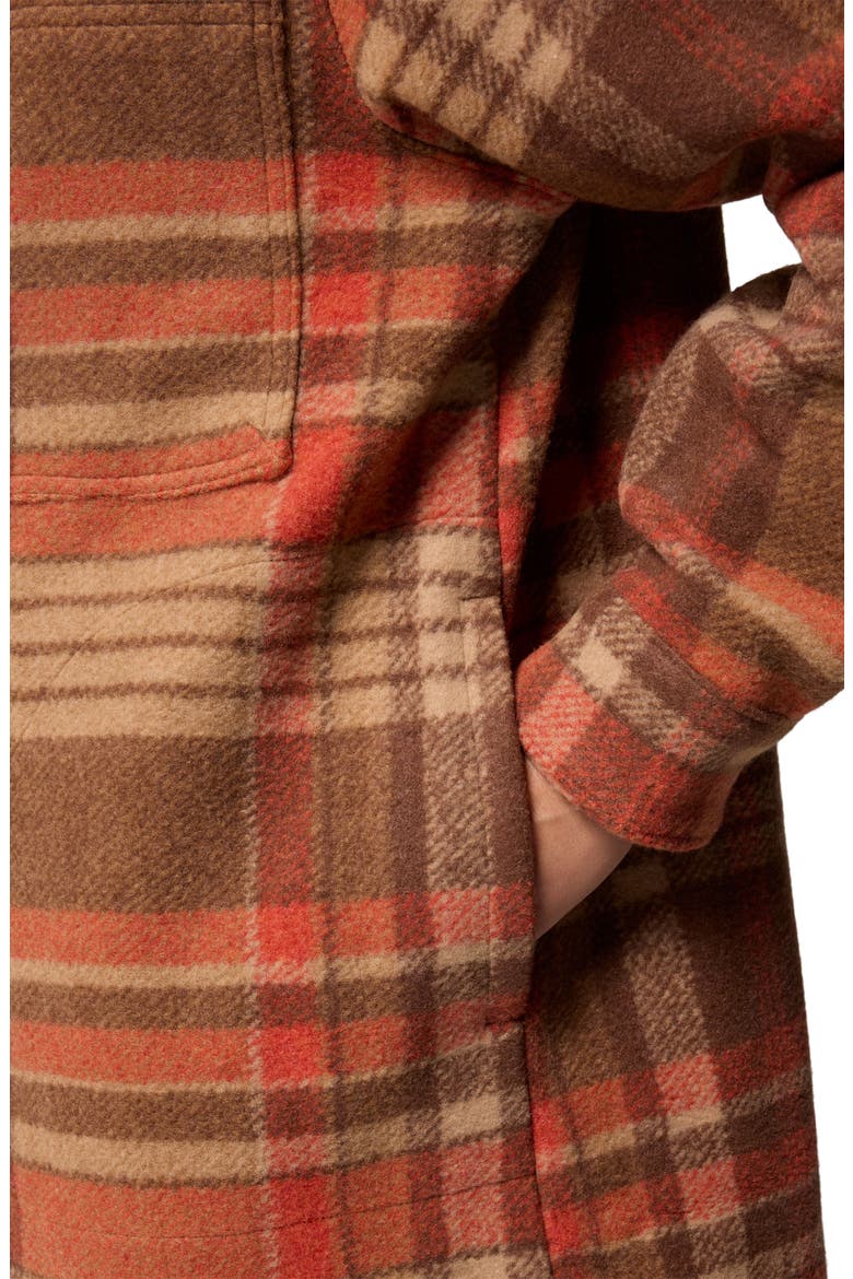 Wildest Venture™ Fleece Coat, Alternate, color, TOBACCO VAGABOND PLAID