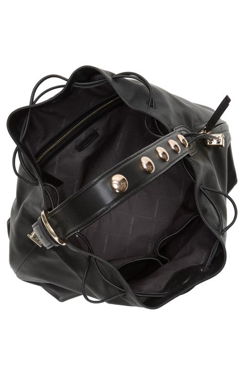 Vince Camuto Pippa Leather Bucket Bag In Blue