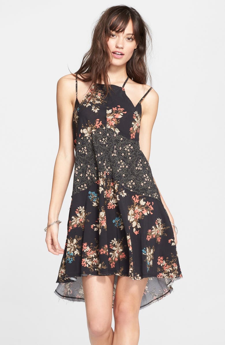 Free People 'Crescent' Print Slipdress, Main, color, 