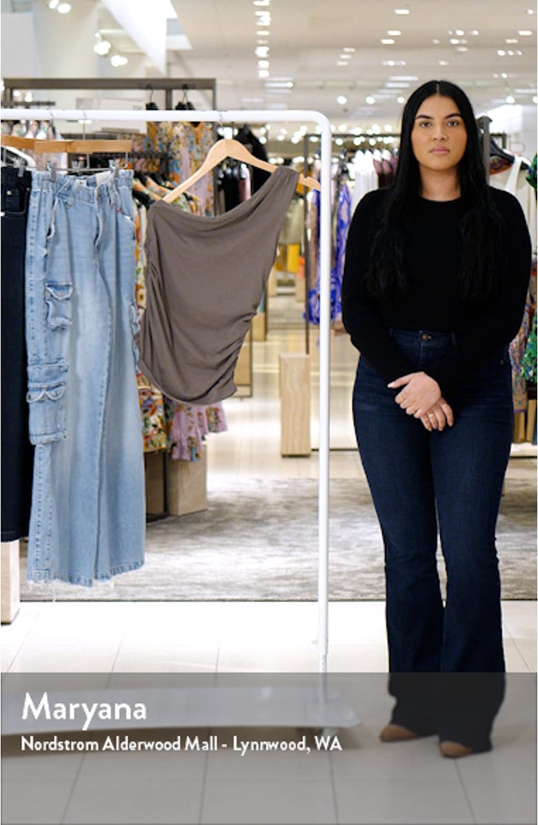 One-Shoulder Organic Cotton Tank Top, sales video thumbnail