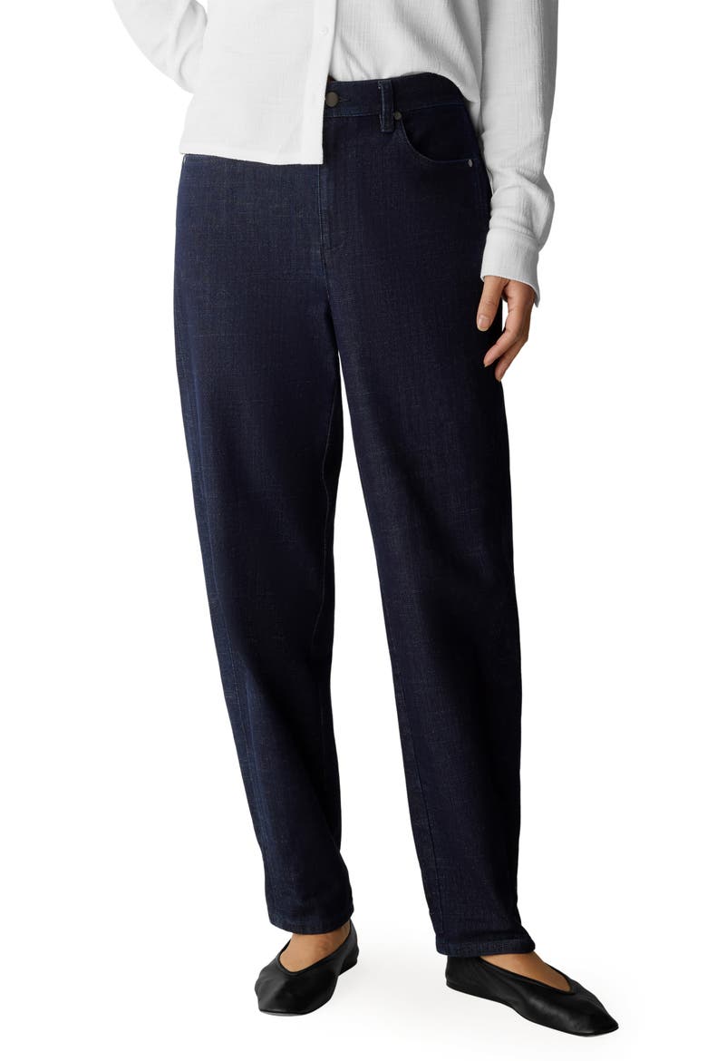 Ankle Lantern Jeans, Main, color, DEEP INDIGO