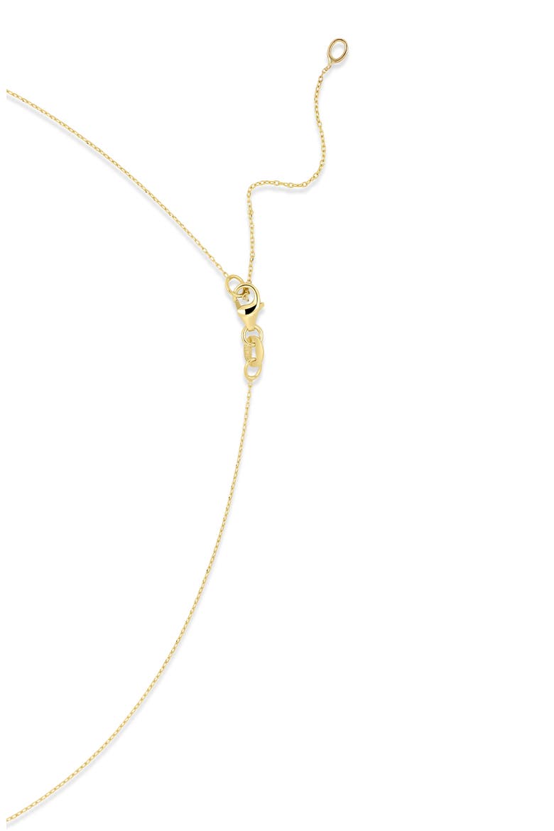 14k Gold Star of David Pendant Necklace, Alternate, color, 14KY