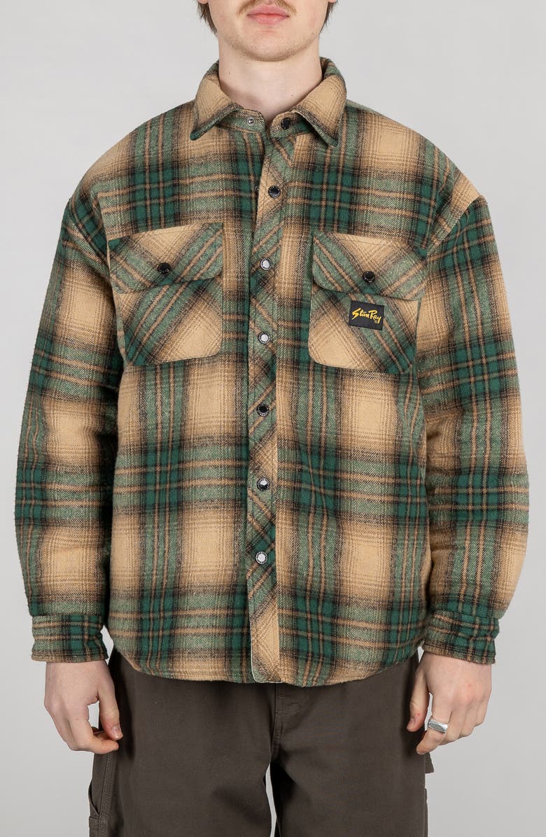 STAN RAY Plaid Overshirt, Main, color, 