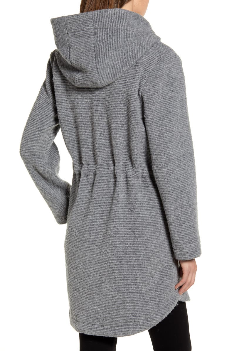 BB Dakota by Steve Madden BB Dakota Hooded Rib Coat, Alternate, color,