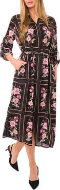 Ted Baker Mina Floral Print Midi Dress