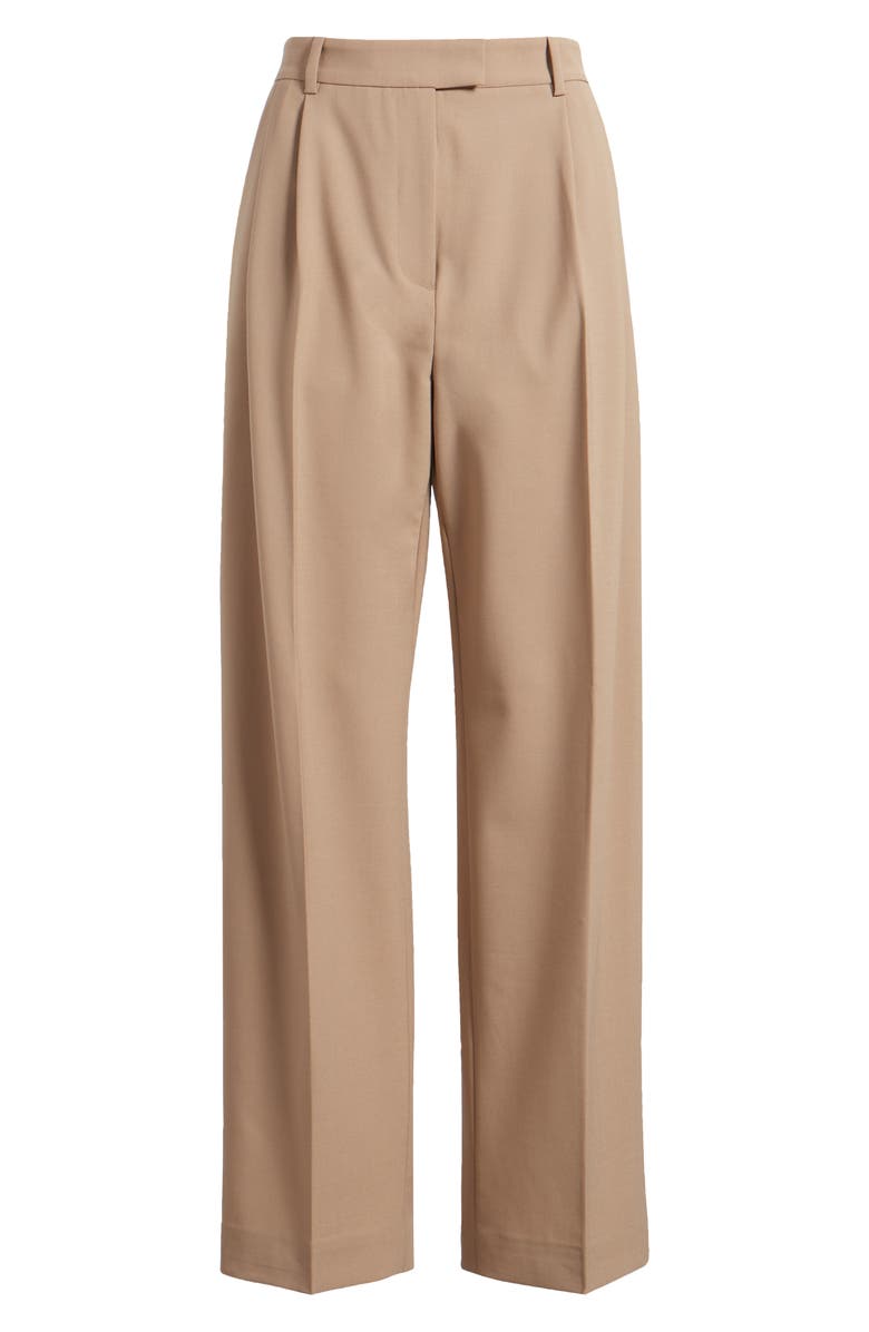 & Other Stories Wide Leg Wool Blend Pants, Alternate, color, 