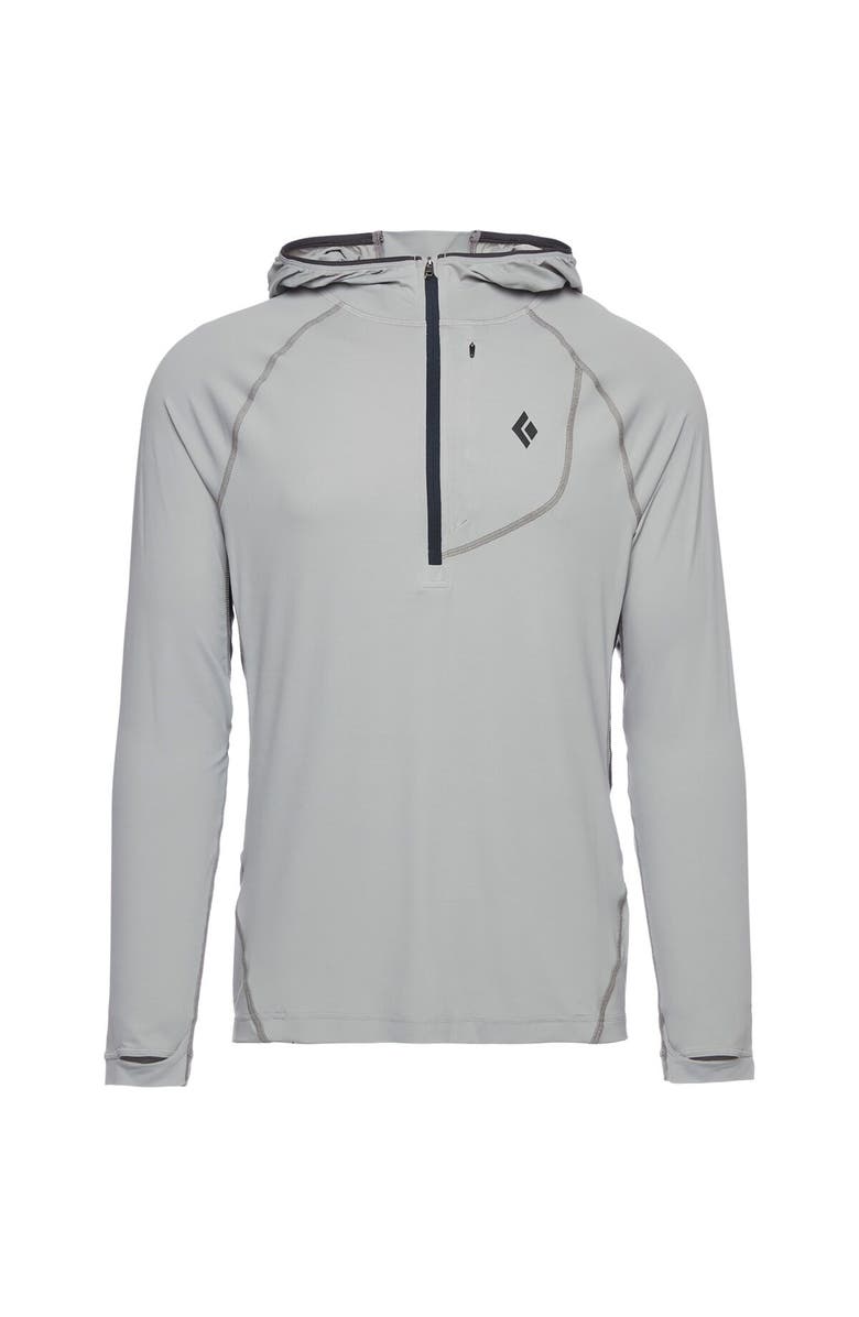 Black Diamond Alpenglow Pro Hoodie - Men's, Alternate, color, Pewter