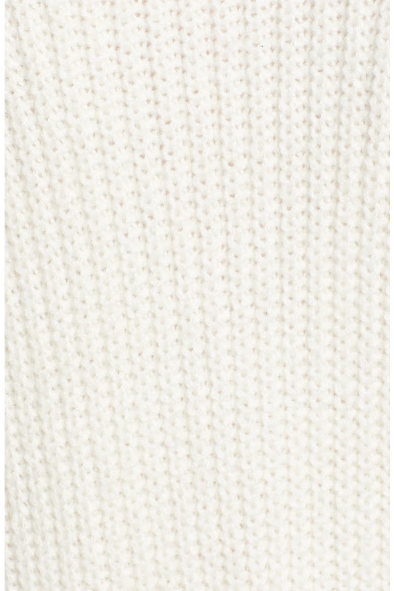 Cable Knit Sleeve Cardigan, Alternate, color, IVORY CLOUD