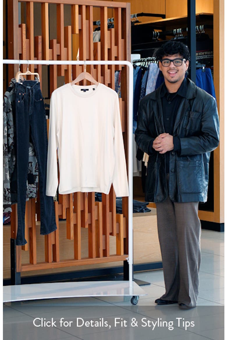 Long Sleeve Cotton & Modal Blend T-Shirt video