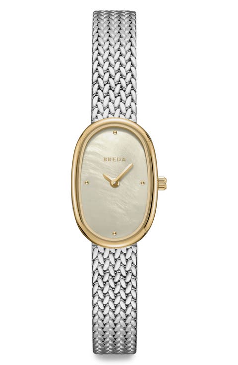 Jane Tethered Mesh Strap Watch, 18mm