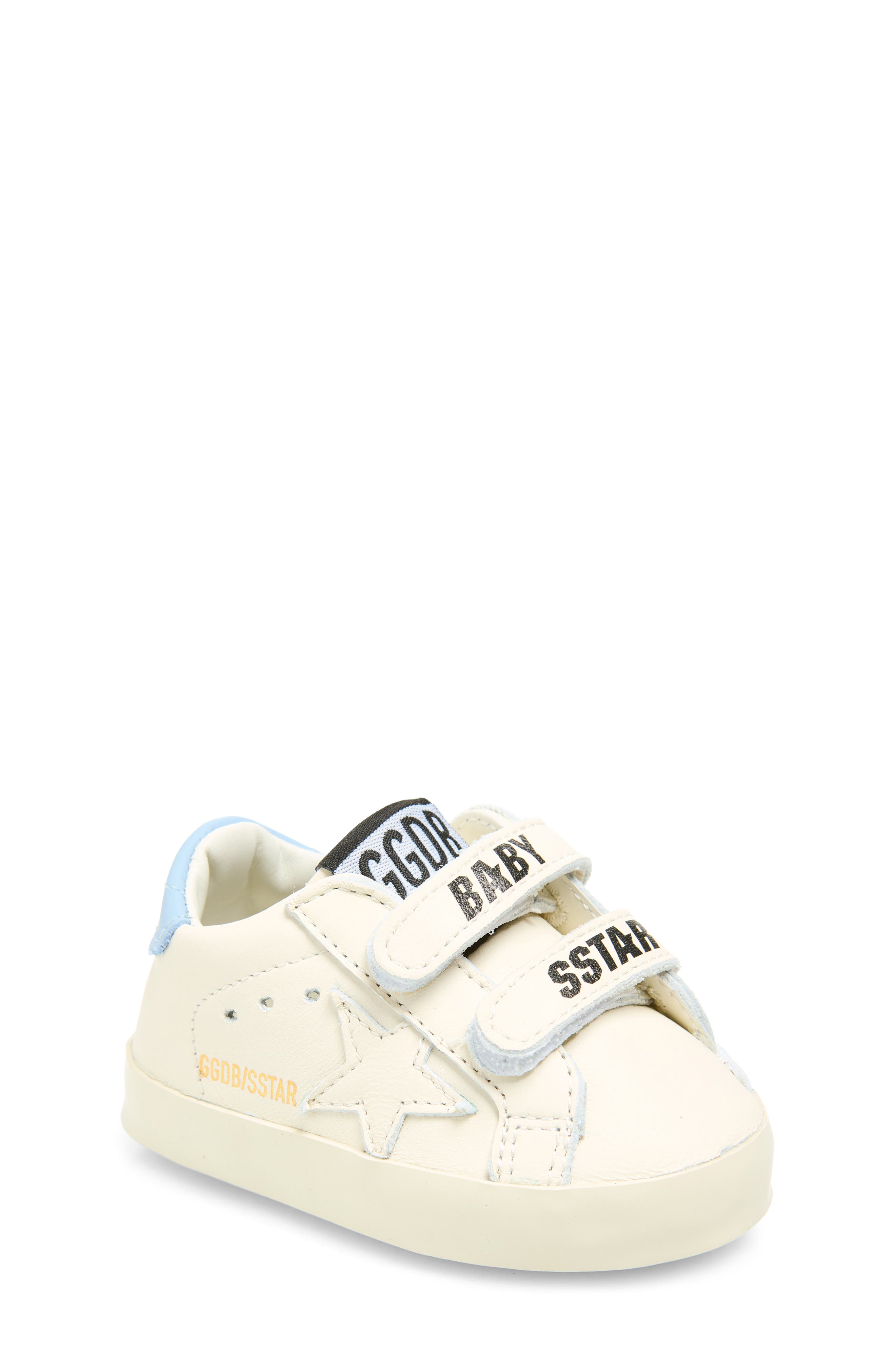 Golden Goose Baby School Sneaker, Main, color, White/ Power Blue