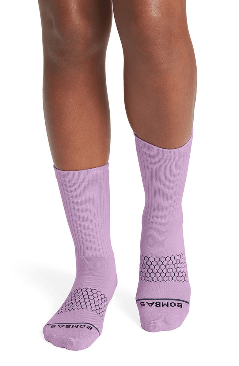 Bombas Merino Wool Blend Calf Socks, Main, color, 