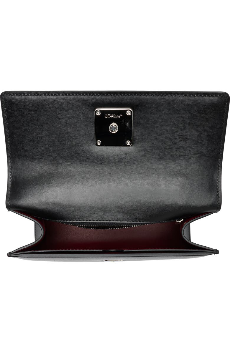 Off-White Jitney 1.4 Top Handle Leather Crossbody, Alternate, color,