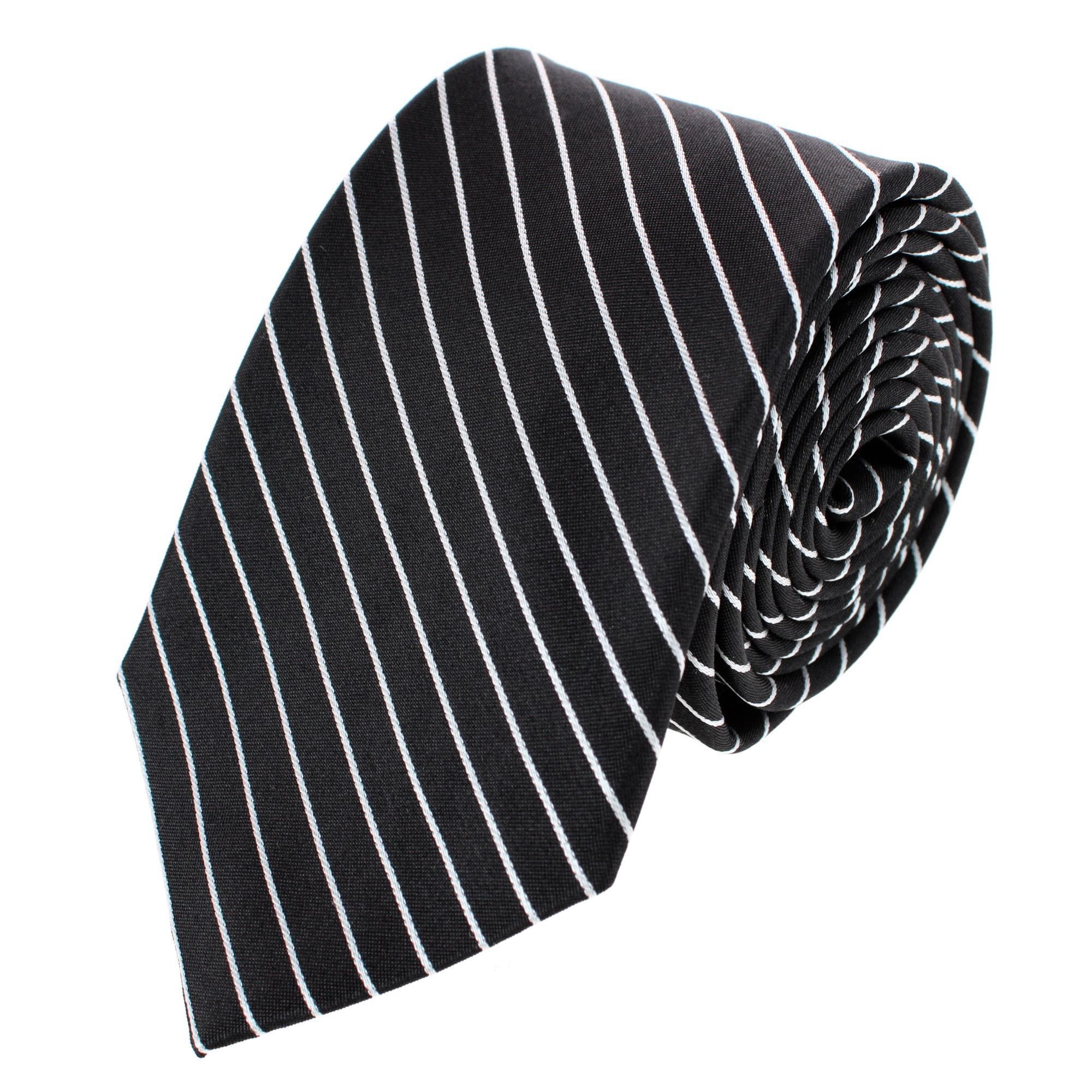 Black with White Stripe