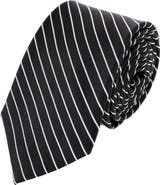 Trafalgar Declan Diagonal Stripe Silk Business Necktie