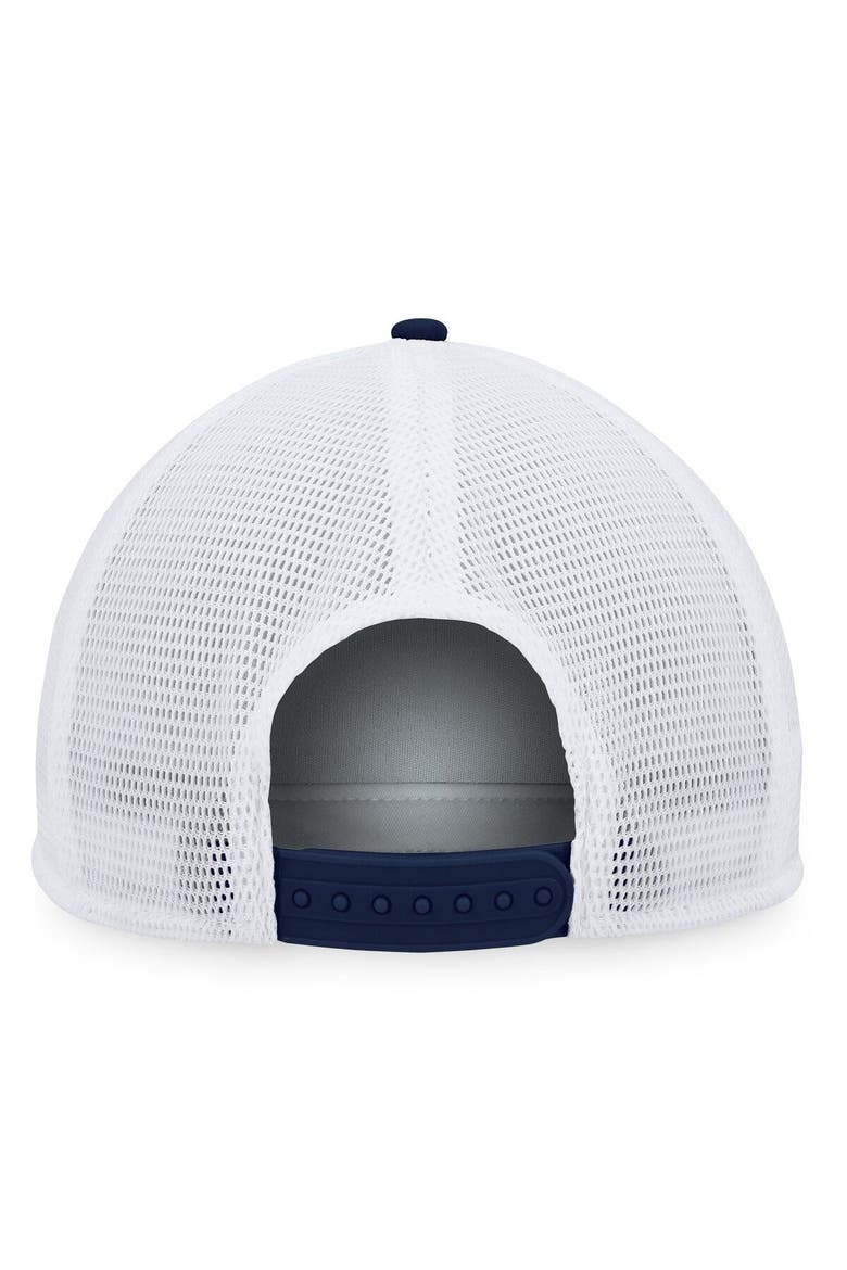 Men's Majestic Navy/White Detroit Tigers Foam Trucker Snapback Hat, Alternate, color, Navy