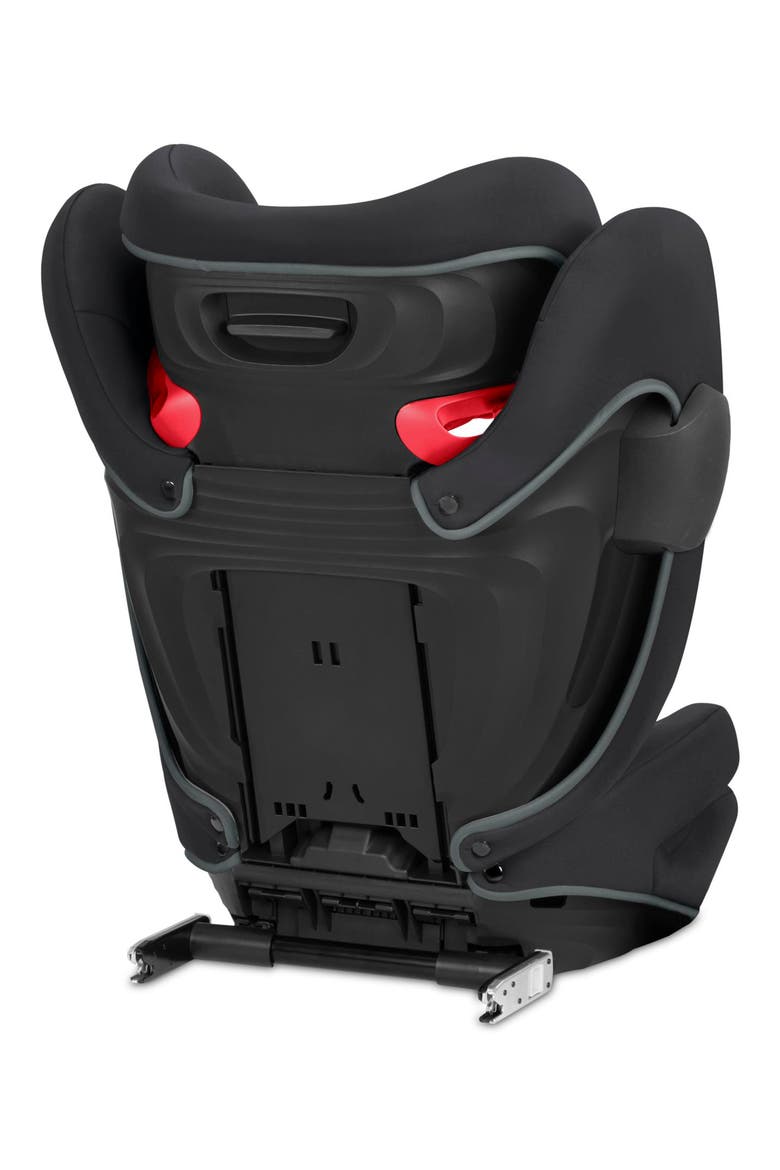 Solution B2-Fix+ Lux Booster Seat, Alternate, color, VOLCANO BLACK