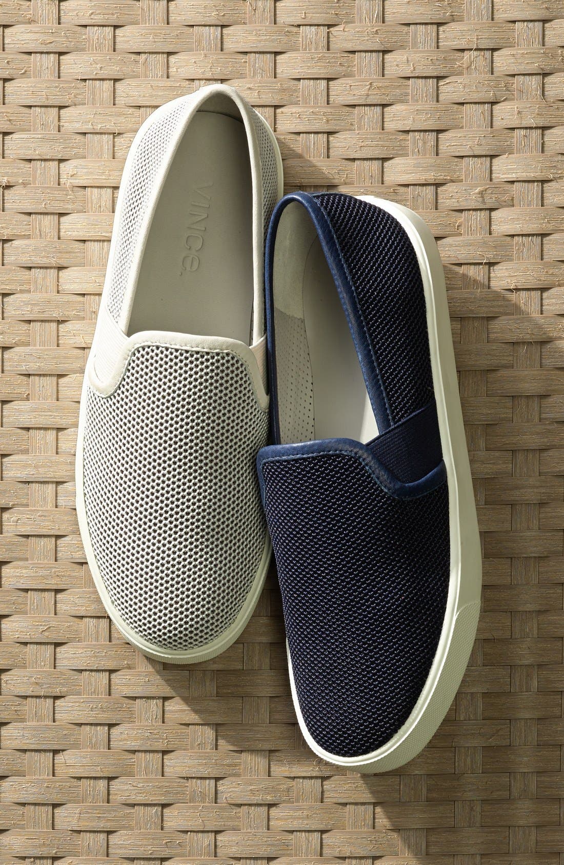 Vince 'Preston 3' Slip-On Mesh Sneaker, Alternate, color, 