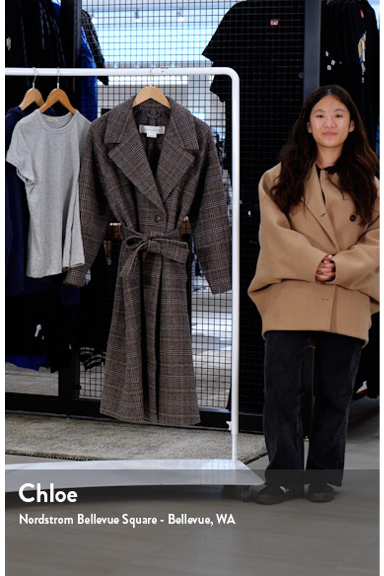Plaid Winter Trench Coat video
