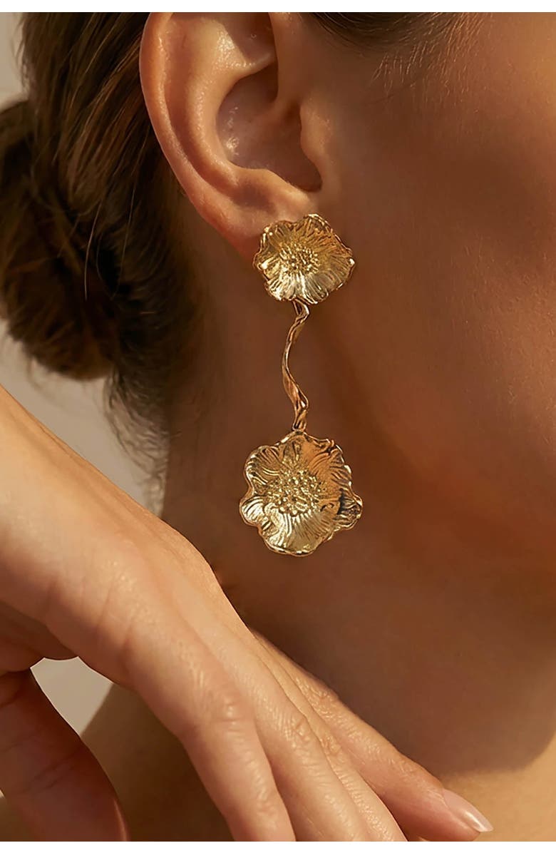 Astor & Orion Poppy Ear Jacket, Alternate, color, Gold