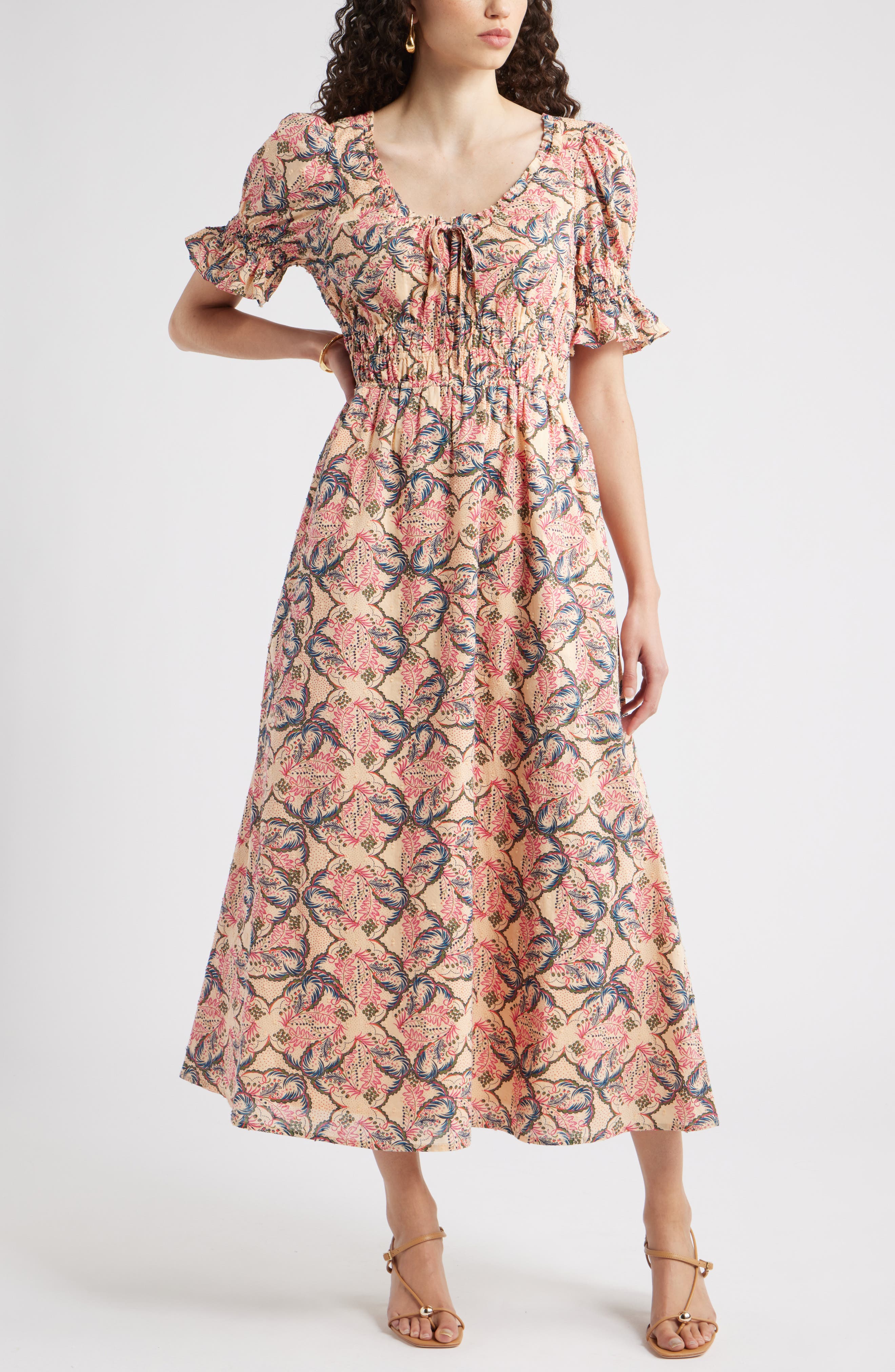 Chelsea28 Smocked Waist Maxi Dress