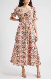 Chelsea28 Smocked Waist Maxi Dress