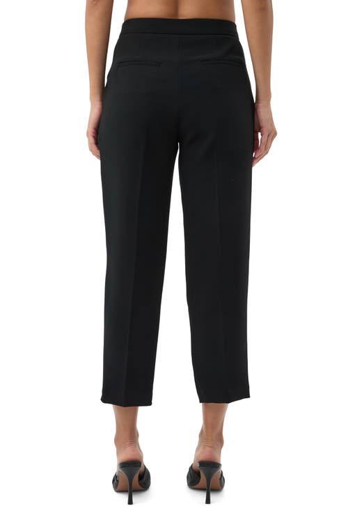Trina Turk Larch Ankle Length Suiting Pant In Black