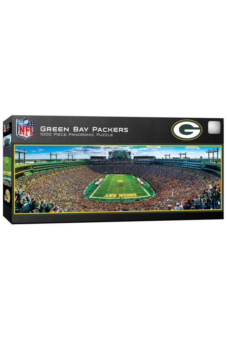 Green Bay Packers 1000pc Pano Puzzle, Main, color, Multicolor
