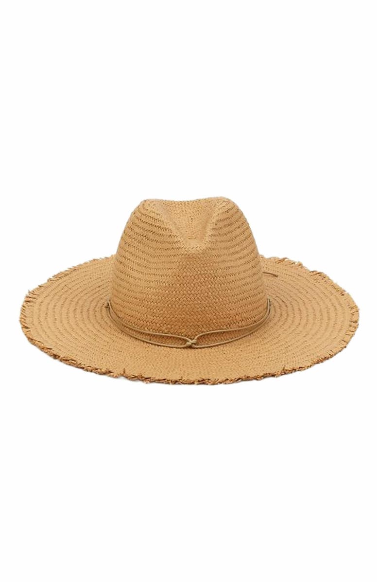 Hat Attack Fringed Traveler Continental, Alternate, color, Toast/Tan