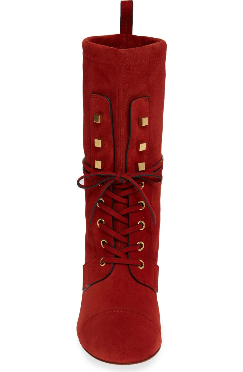 Stuart Weitzman Veruka Lace-Up Boot, Alternate, color,